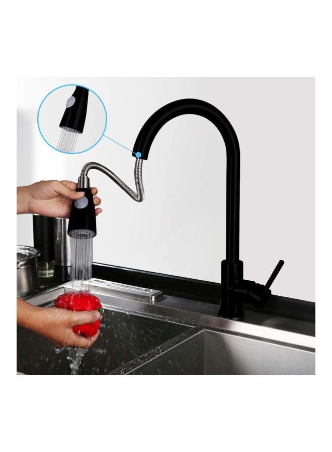 Stainless Steel 360° Rotating Faucet Black 62.0x26.0x6.0mm