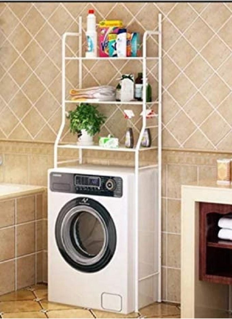 Bathroom Storage Rack Floor Stand 68cm Width Models 3 Layers Washing Machine Rack