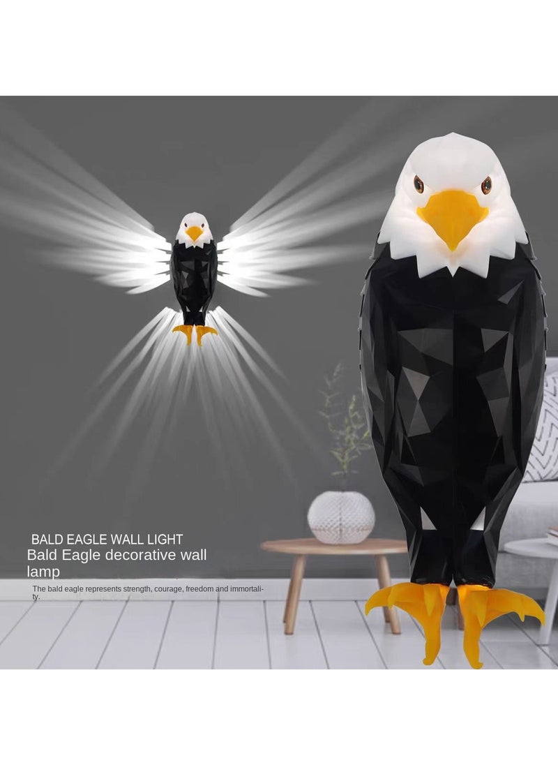 Eagle Light Decorative Lamp Kids Night Light Mood Light LED Wall Light Magnetic LED Wall Mounted Eagle Light with Remote Control, USB Rechargeable, Battery Powered and Removable Rechargeable Eagle Light Suitable for Indoor, Bedroom, Living Room, Hallway, Office