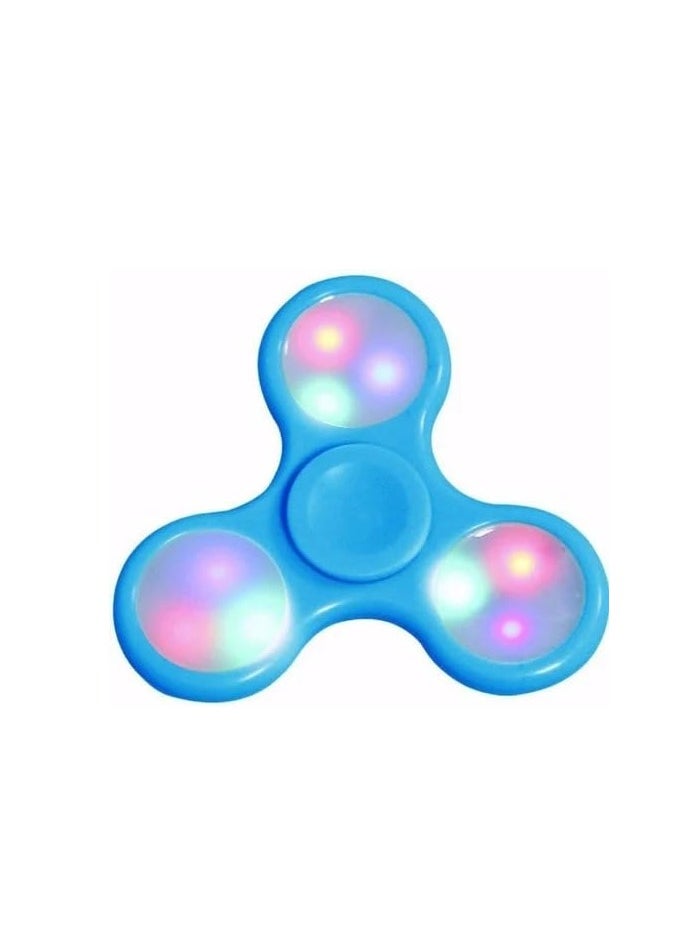 Led Light Hand Fidget Spinner Toys, Set of 8, Assorted Colours