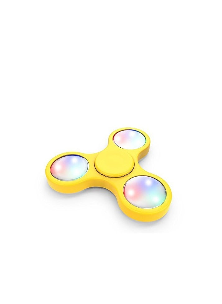 Led Light Hand Fidget Spinner Toys, Set of 8, Assorted Colours