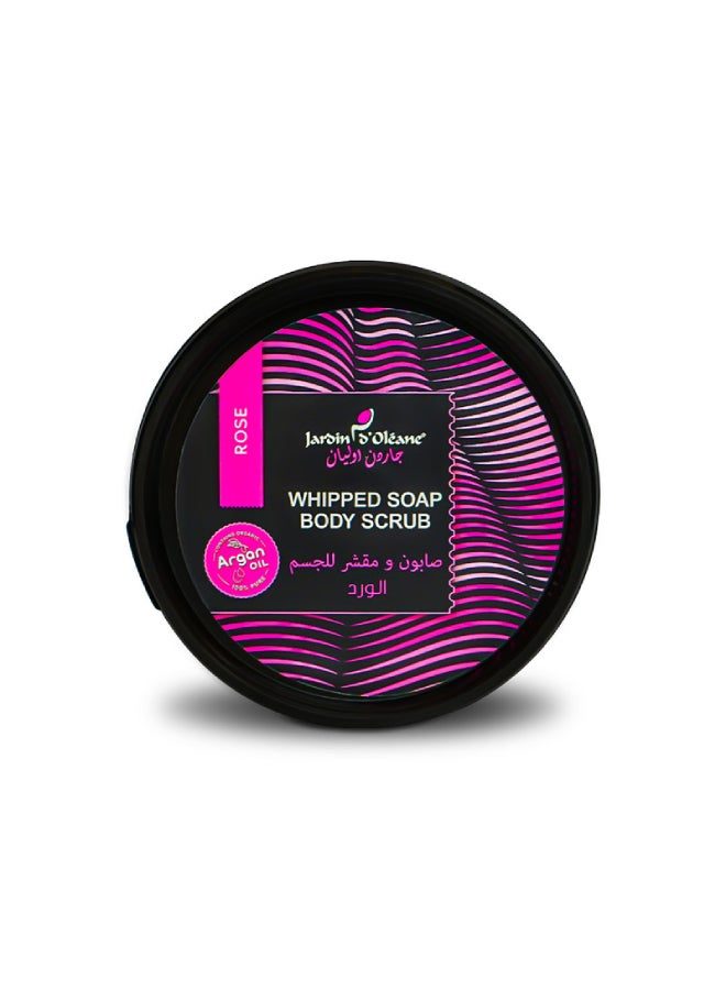 Whipped Soap Body Scrub Rose Pink 500grams