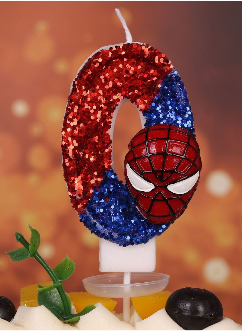 Digital Candle Birthday Spider Man Birthday Cake