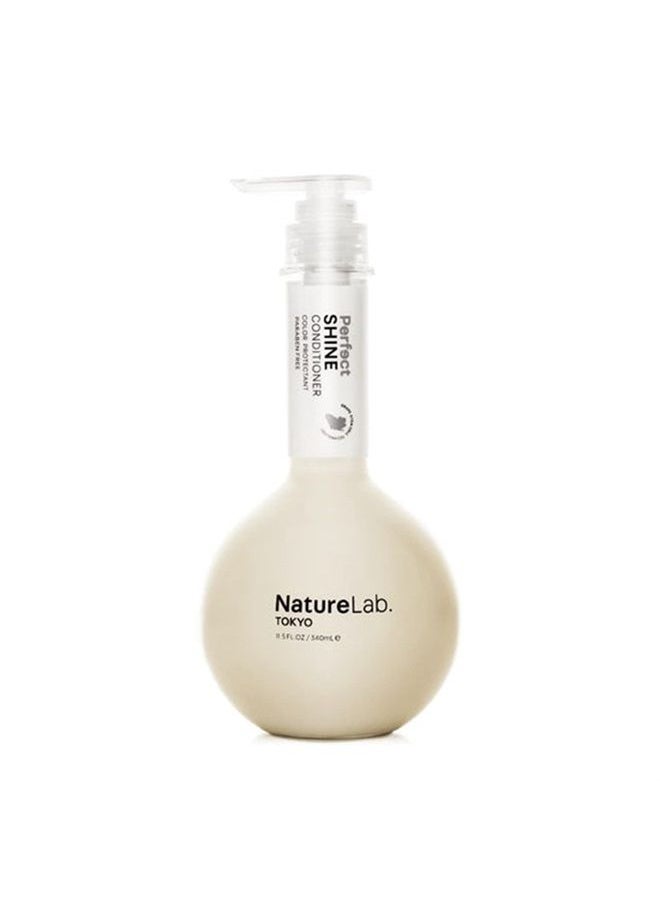 NatureLab Tokyo Perfect Shine Conditioner: Hair Conditioning Treatment to Detoxify, Hydrate, and Reveal Immense Shine to Dull or Drab Hair I 11.5 FL OZ / 340ml