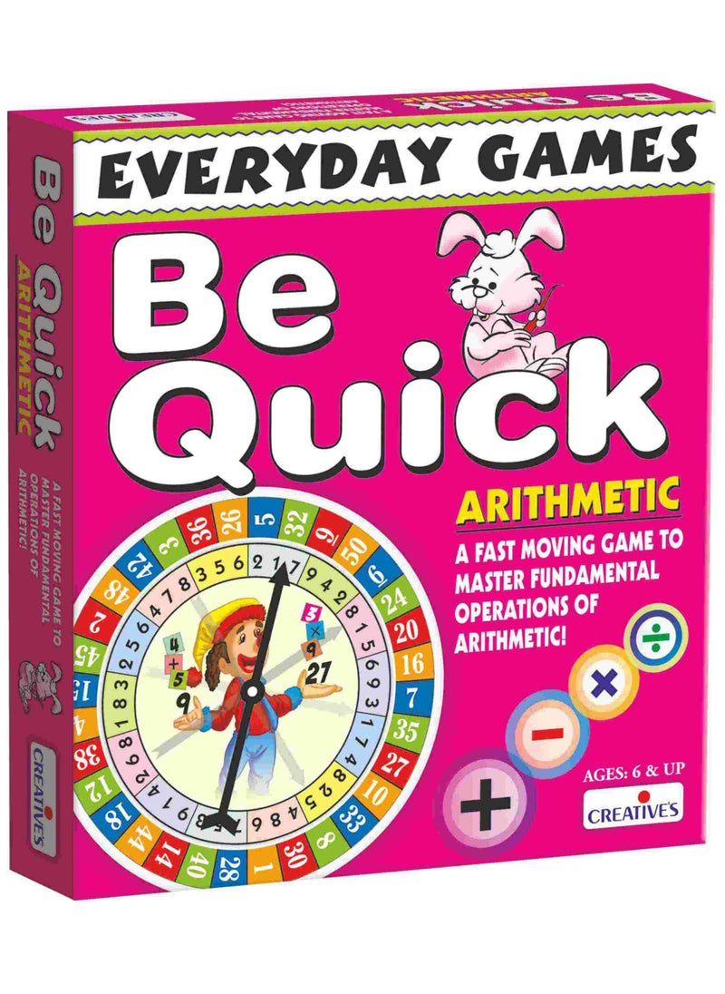 Creative's Be Quick- Environmental Arithmetic | Practice Math | Children Fun Activity Mathematics Game | Build Children Basic Computational Abilities | Learning & Educational Game | Ages 6 & Up