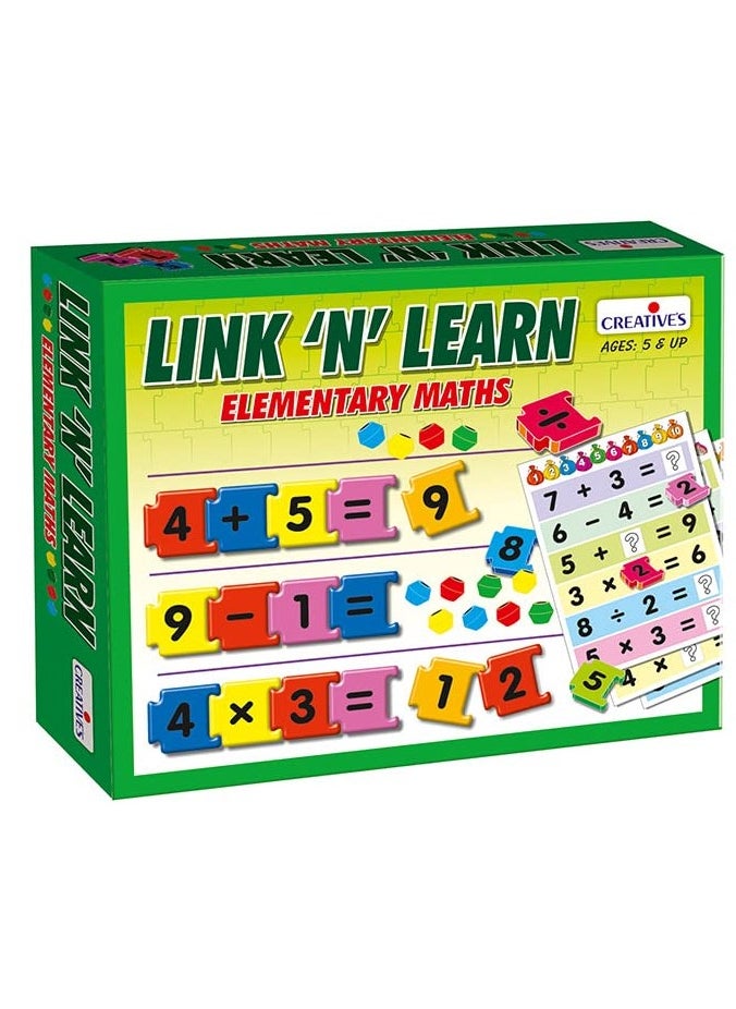 Creativie's Link N Learn Elementary Math’s | Introduction to Multiplication & Division |Mathematics Learning Game | Educational Game for Kids 5 & Up