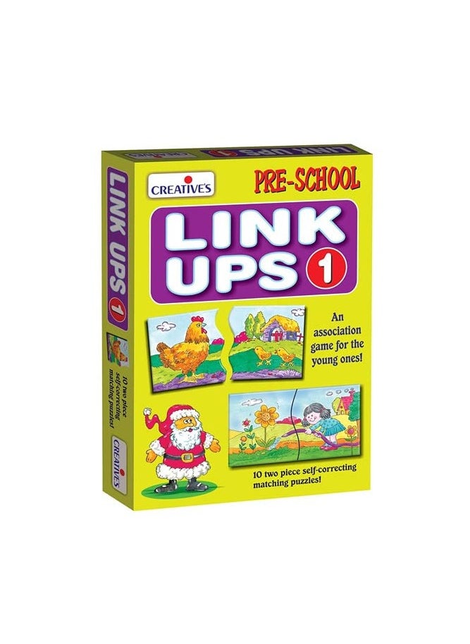 Creative's Link Ups - 1 | an Association Game for Pre-School Kids | Logical Thinking and Problem Solving | Educational Games | Learning Games for Kids 2 & Up | Games for Preschool Kids