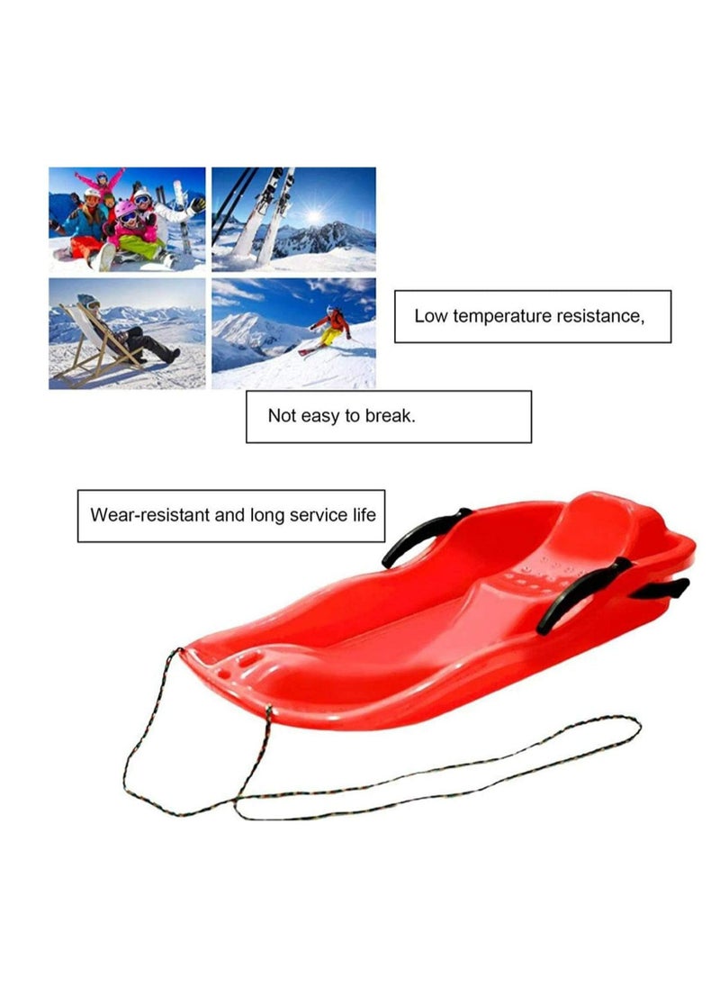 Sand Board, Thickened With Handle Play On Ice Snow Grass And Sand Outdoor Sports Toy,Red