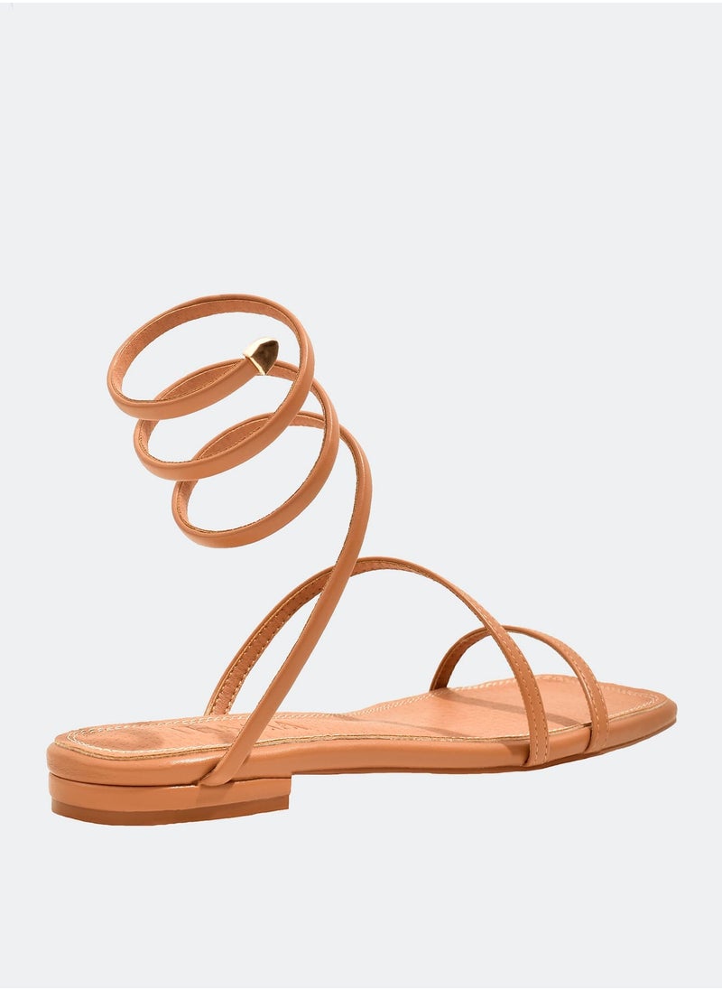 Spiral Sandal - Beige