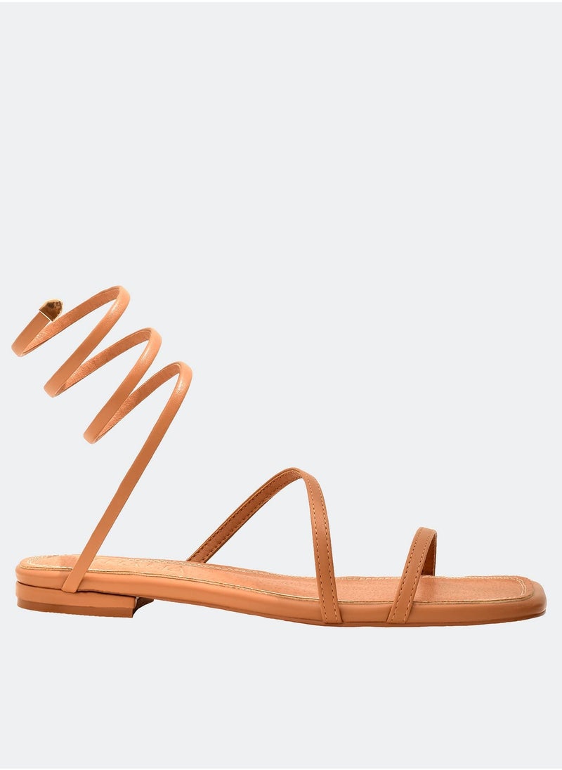 Spiral Sandal - Beige