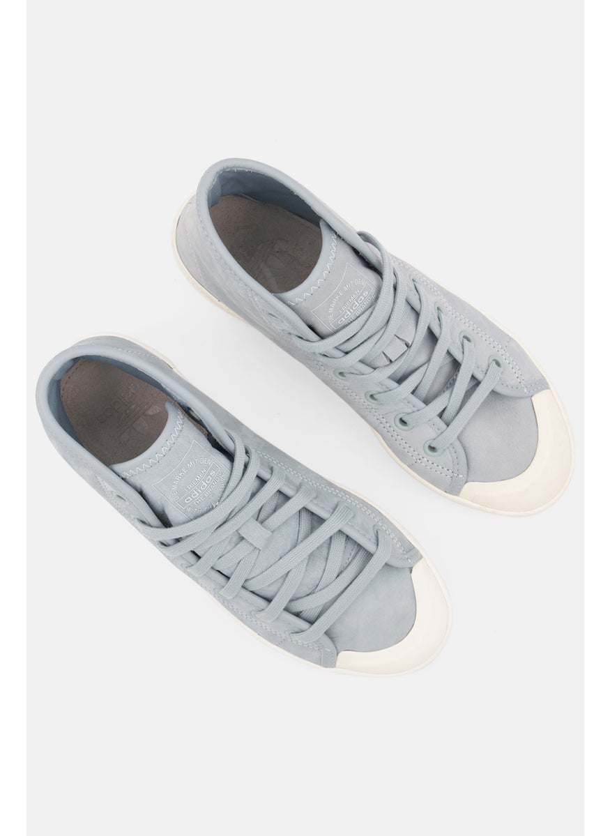 Kids Boy Nizza 2 Lea Lace Up Outdoor Shoes, Slate Blue