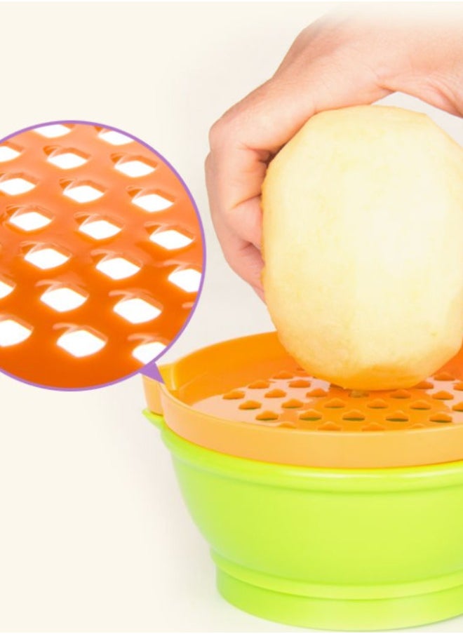 Baby food grinder 10-piece set manual food grinding bowl cooking manual mash shredder juicer fruit food machine