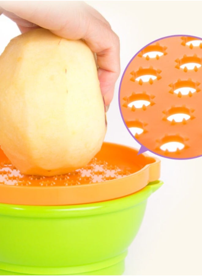 Baby food grinder 10-piece set manual food grinding bowl cooking manual mash shredder juicer fruit food machine