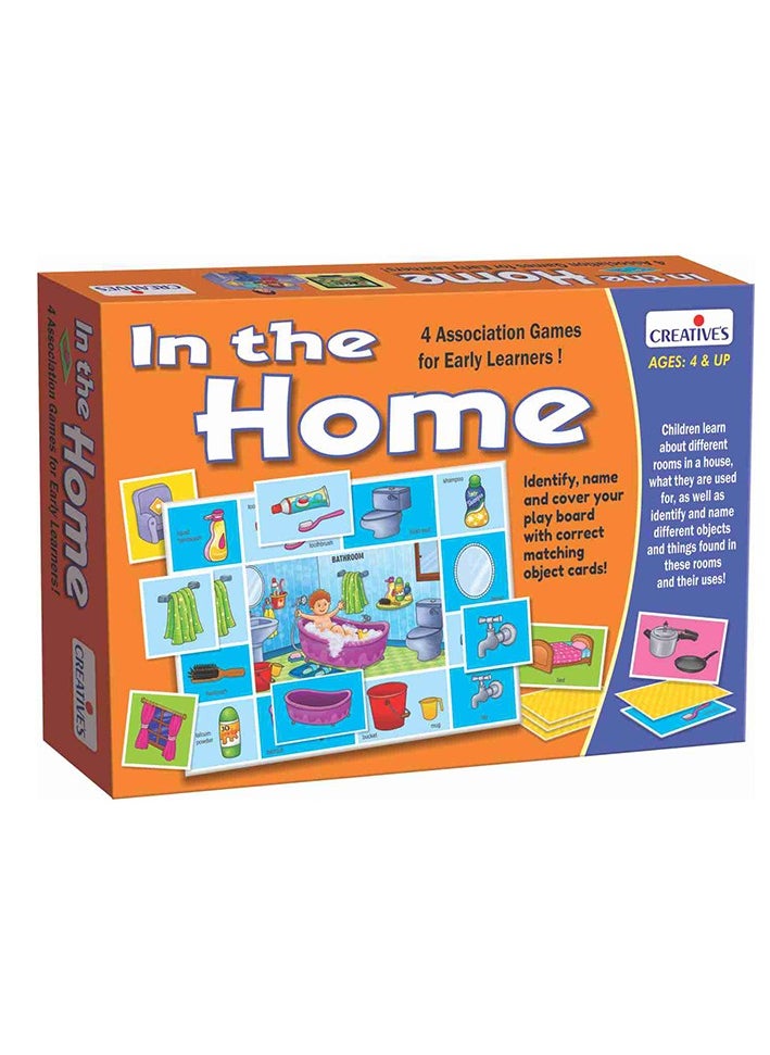 Creative’s In The Home| A Children's Guide to Objects in Every Room| Building Vocabulary| Enhancing Tactile and Visual Skills| Memory Matching Games| Puzzles for Boys & Girls | Ages 4 & Up