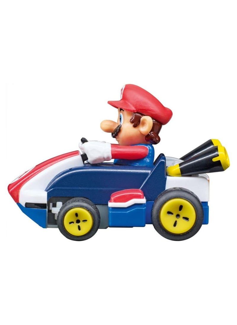 Kart Mini RC, Mario, Red | 2.4 GHz Remote Control Toy | High-speed racing fun for kids | Precise steering, turbo speed, and eco-friendly packaging | Ideal for ages 6+