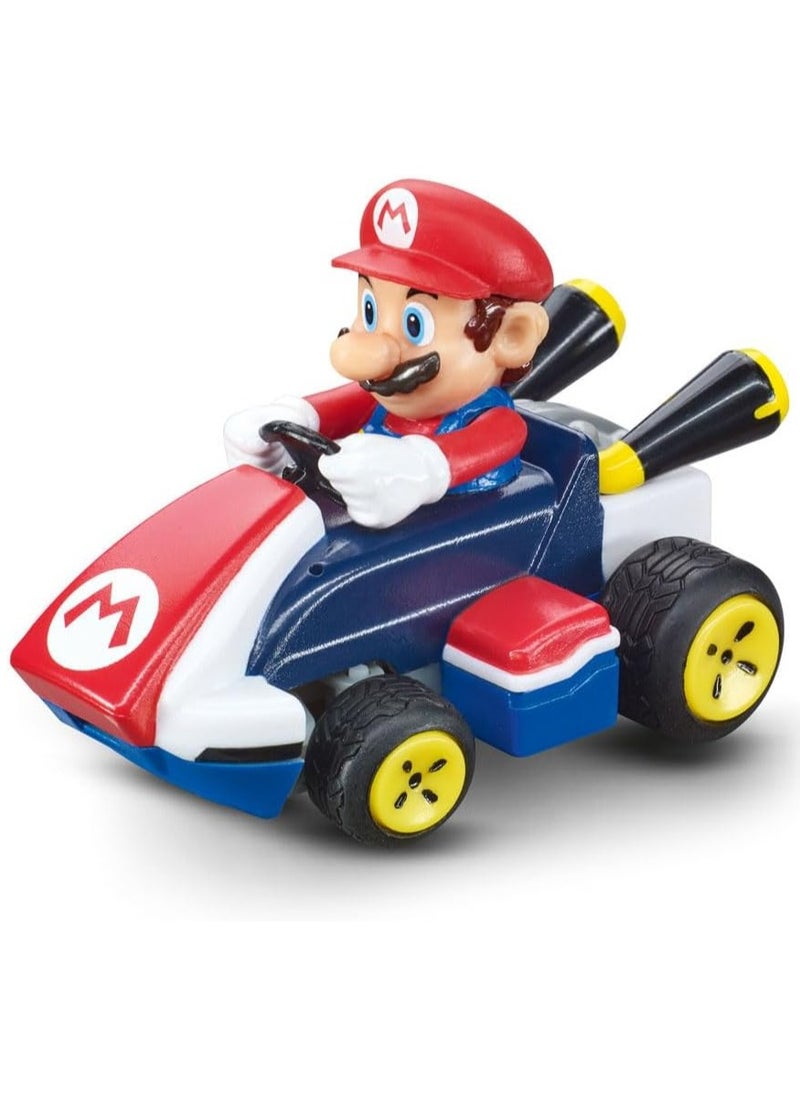 Kart Mini RC, Mario, Red | 2.4 GHz Remote Control Toy | High-speed racing fun for kids | Precise steering, turbo speed, and eco-friendly packaging | Ideal for ages 6+