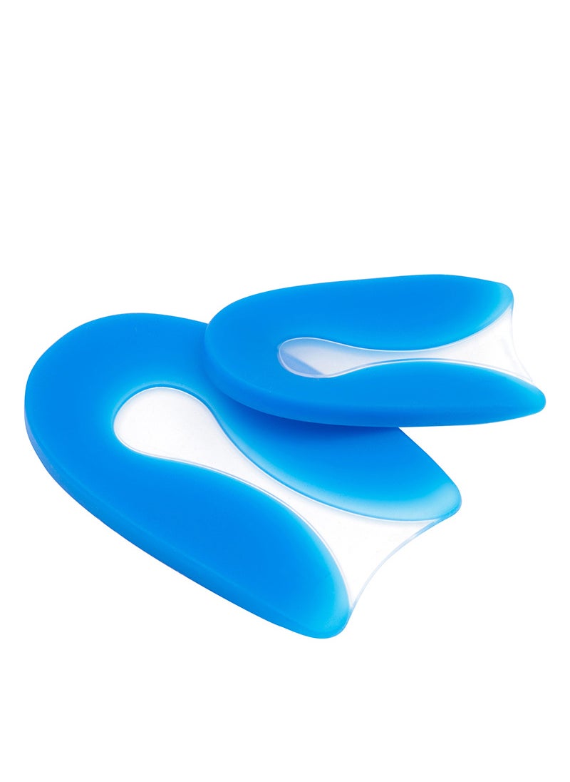 U-Shaped Silicone Heel Insoles for Men and WomenBlue Blue