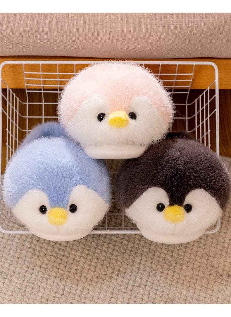 Plush Penguin Slippers Cozy Home FootwearBlack penguin slippers [please go to weifang mengdudu plush toys to place orders] Black penguin slippers [please go to weifang mengdudu plush toys to place orders]