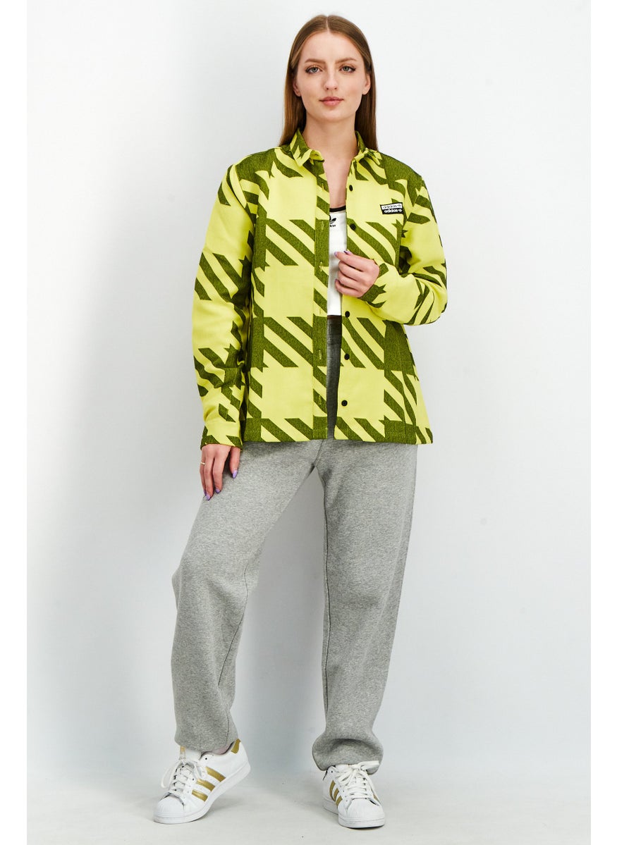 Women Sportswear Fit Long Sleeve RVY Shirt, Yellow Combo