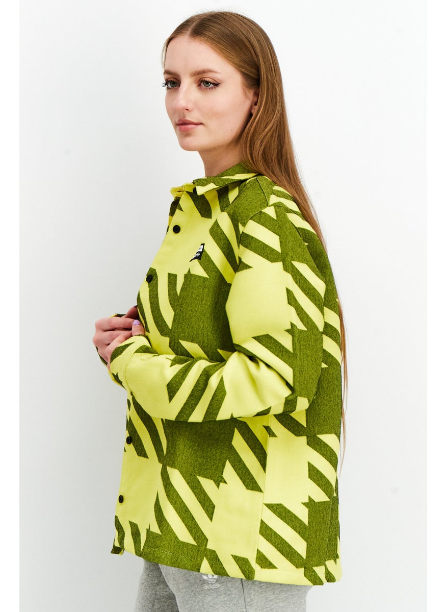 Women Sportswear Fit Long Sleeve RVY Shirt, Yellow Combo