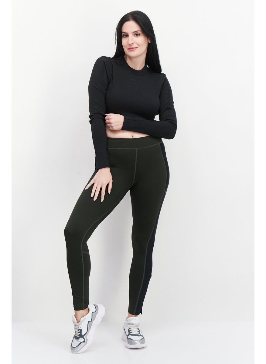 Women Sportwear Fit Long Sleeve Training Top, Black