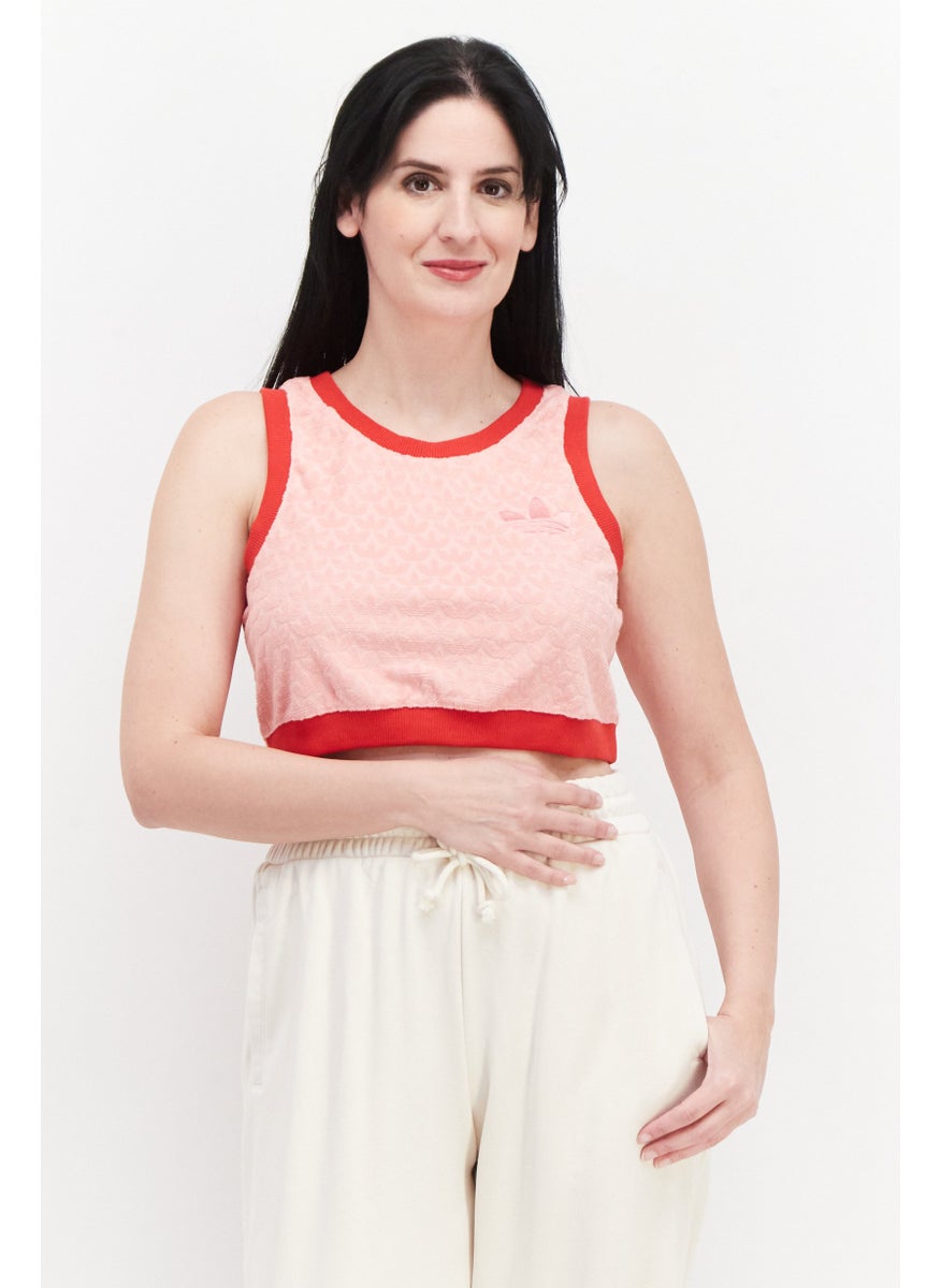 Women Sportswear Fit Sleeveless Outdoor Tank Top, Pink