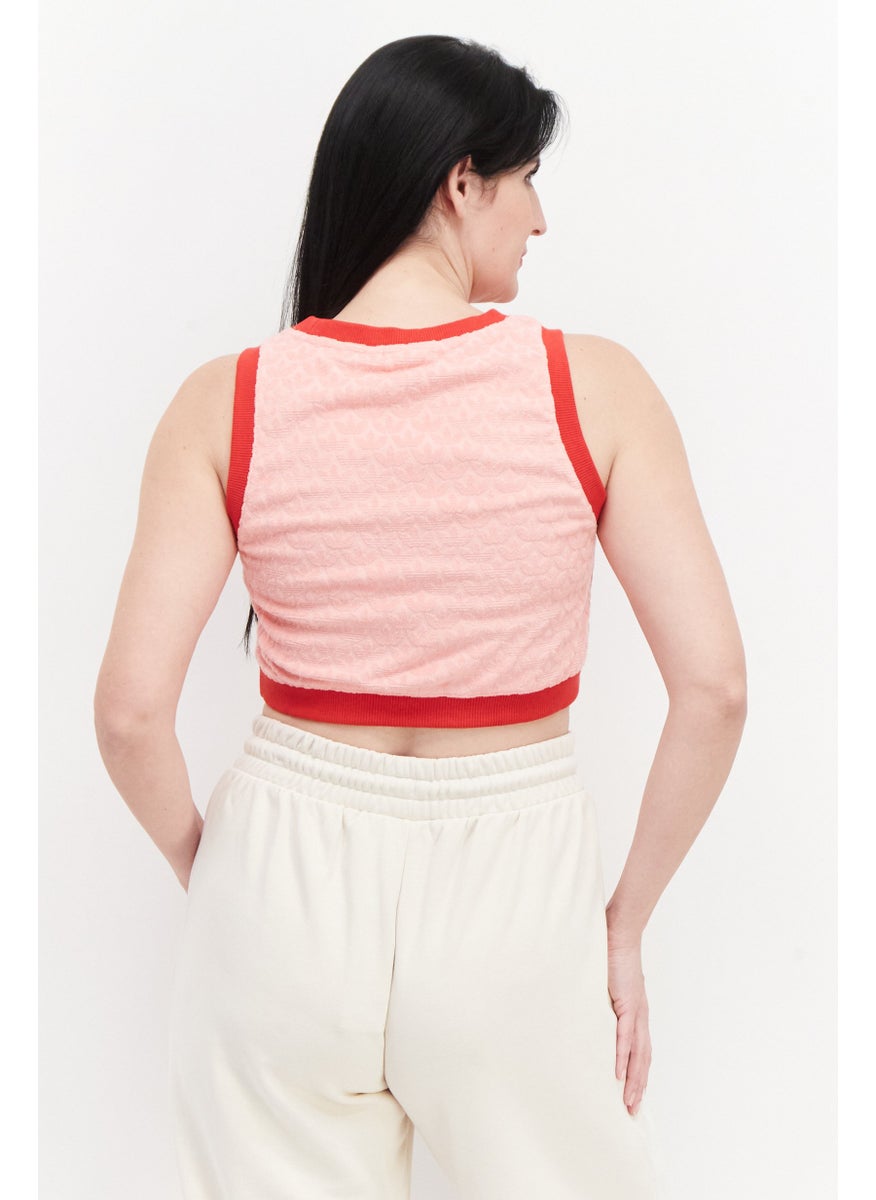 Women Sportswear Fit Sleeveless Outdoor Tank Top, Pink