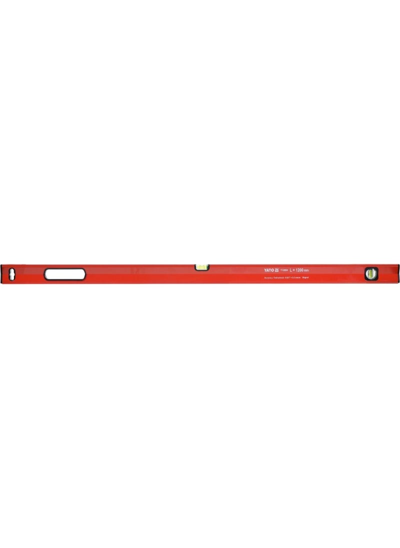 YATO Allumnium Levels with Magnet 1200mm 2 Vials YT-30064