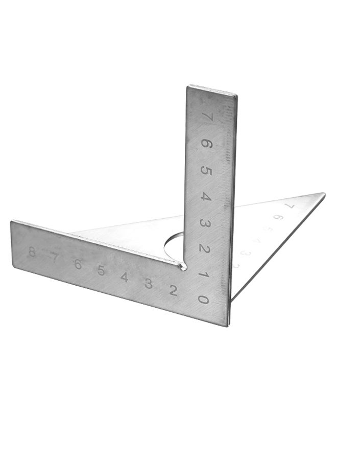 Triangular Wood-Working Carpenter Ruler Silver