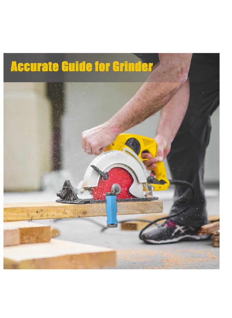 Stair Gauges for Framing Square, Tall Stair Gauges with Holder and Rafter, Lengthen Anti-Lost Non-Slip Framing Square Stops, Stair Gauge Knobs for Circular Saw, Dark Blue