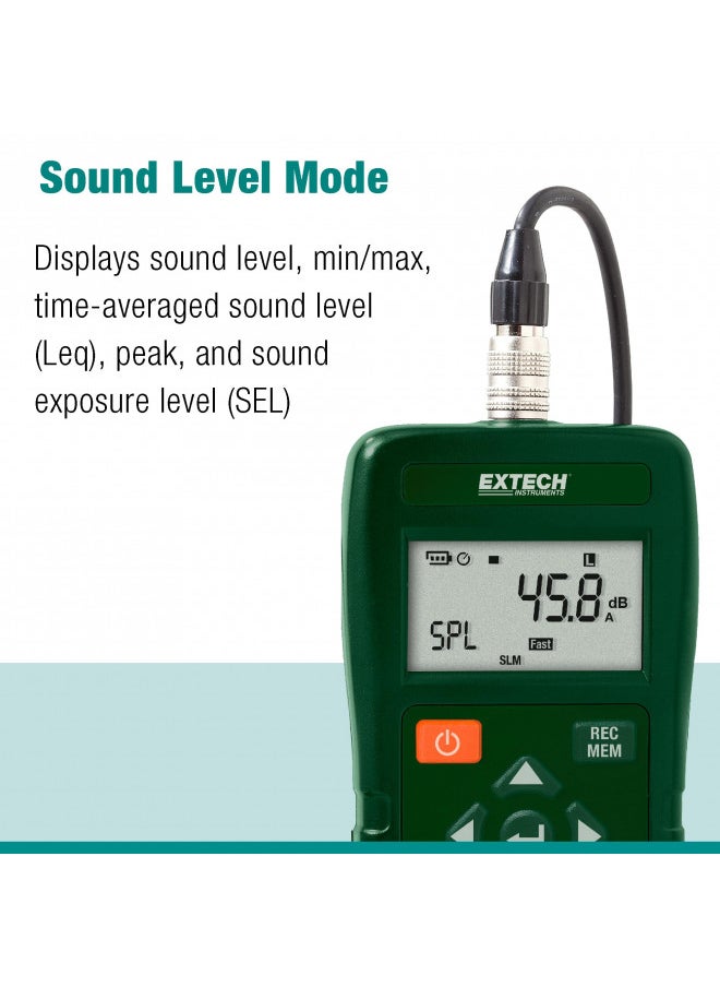 Extech SL400 Personal Noise Dosimeter with USB Interface