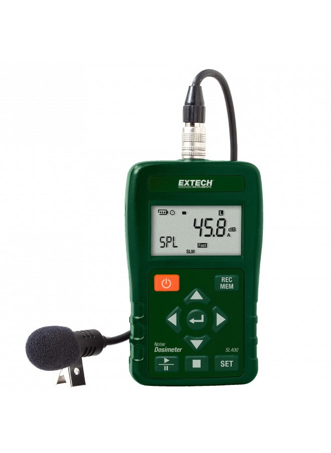 Extech SL400 Personal Noise Dosimeter with USB Interface