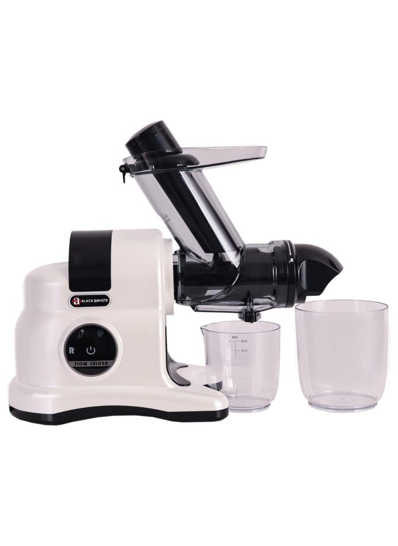 BLACK & WHITE Slow Juicer BWSJ1517W