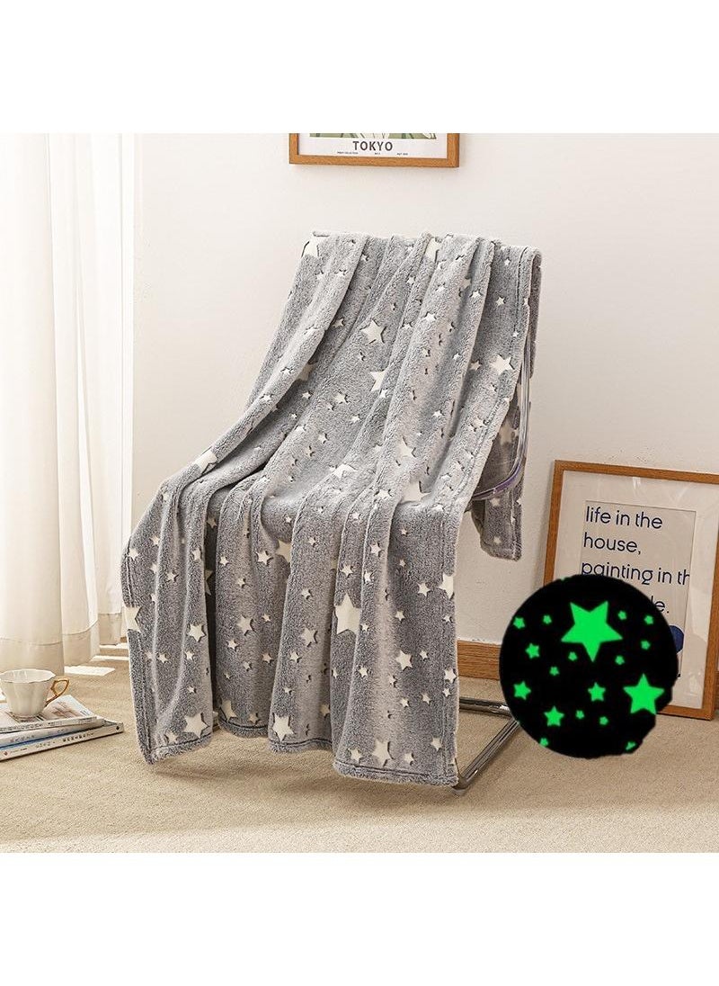 Glow in The Dark Blanket Personalized Blanket For Kids,50x60inch Throw Blankets Super Cozy Plush Soft Fleece Blanket for Girls Boys Birthday Gifts