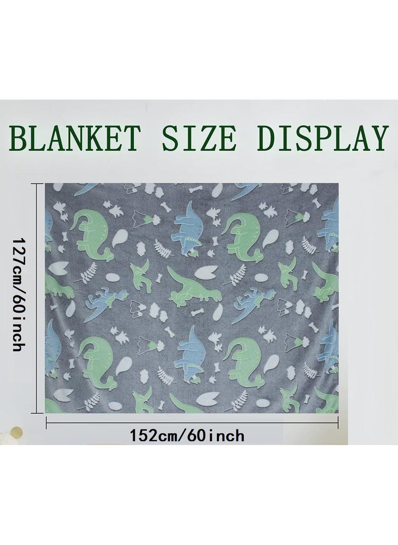 Glow in The Dark Blanket Personalized Blanket For Kids,50x60inch Throw Blankets Super Cozy Plush Soft Fleece Blanket for Girls Boys Birthday Gifts