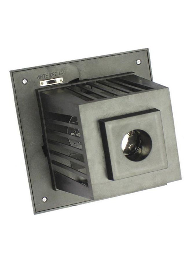 Garden Solar LED Light Black 16x16cm