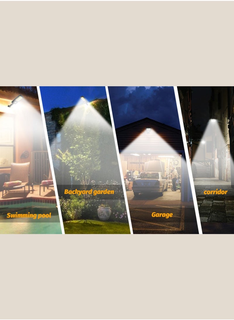 Solar Light Outdoor, Ip65 Motion Sensor Led Security Solar hanging lights with Remote Control, 3 Lighting Modes Wireless Solar Lights Parking Garden Street Yard Deck | 120LED 4 Pieces