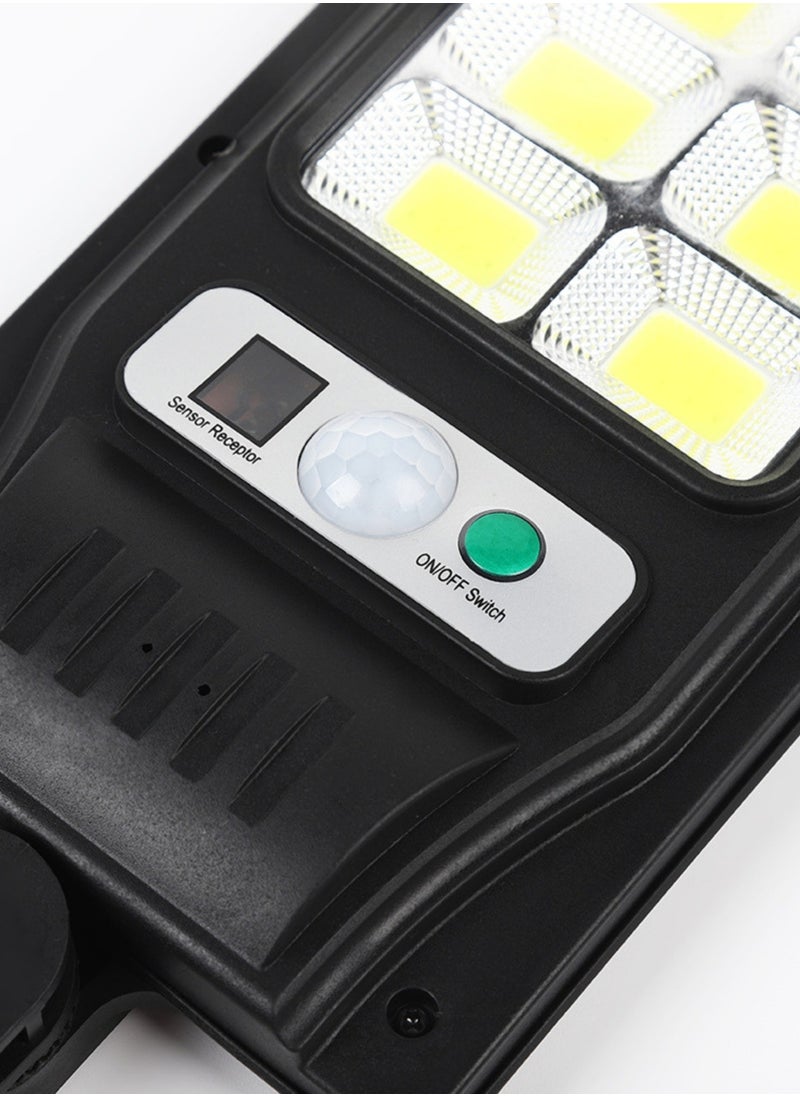 Solar Light Outdoor, Ip65 Motion Sensor Led Security Solar hanging lights with Remote Control, 3 Lighting Modes Wireless Solar Lights Parking Garden Street Yard Deck | 120LED 4 Pieces