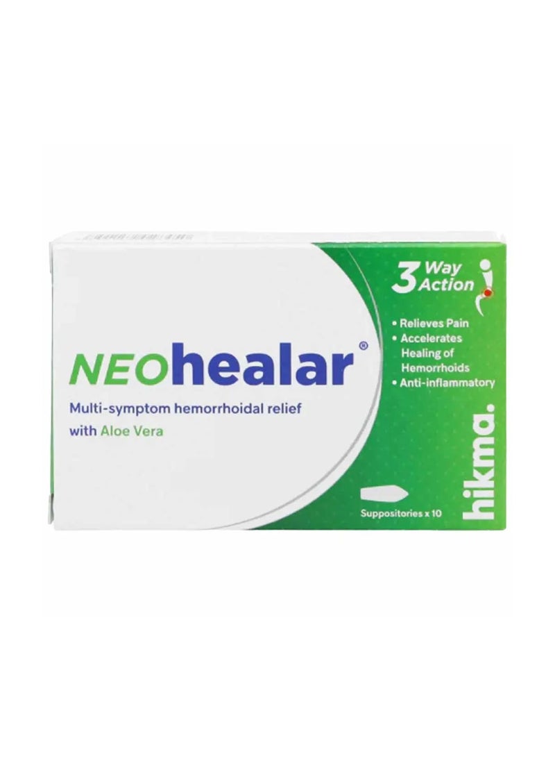 NeoHealar hemorrhoid relief Burning and Itching suppository