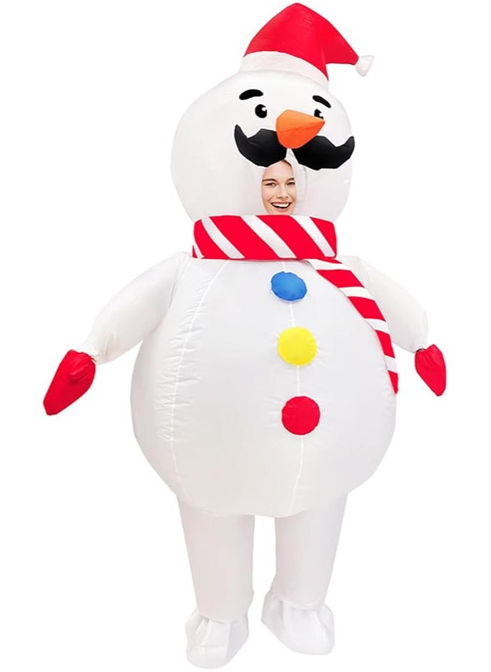 Inflatable Christmas Costume Blow up Costume Halloween Costume Christmas Suit Festival Costume Carnival Costume