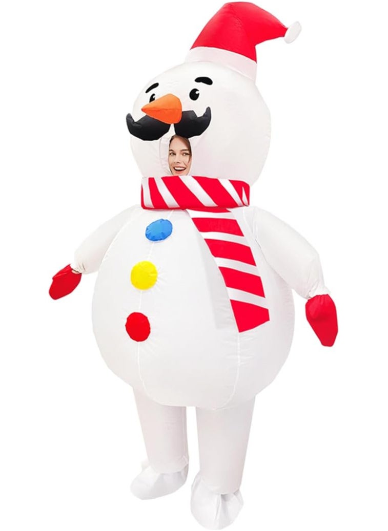 Inflatable Christmas Costume Blow up Costume Halloween Costume Christmas Suit Festival Costume Carnival Costume