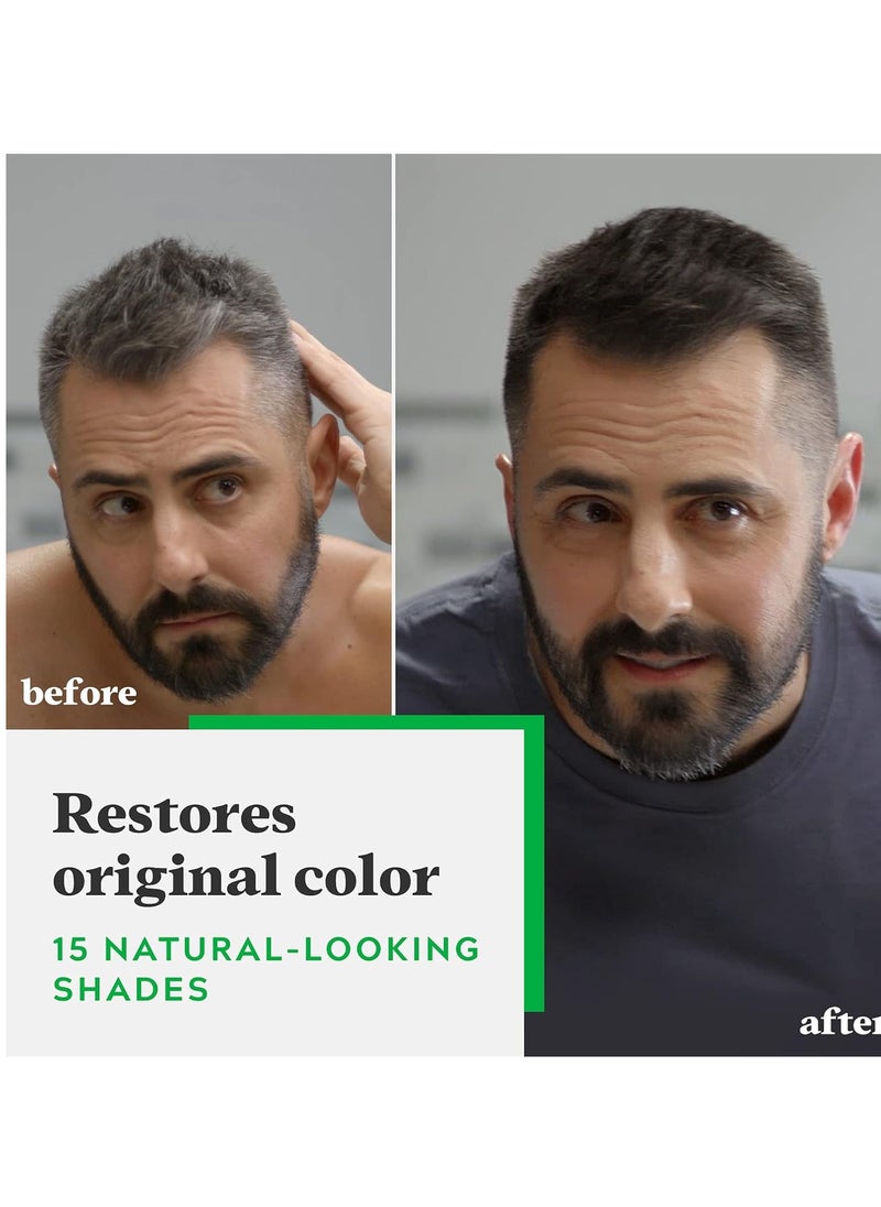 Just For Men Shampoo-In Color (Formerly Original Formula), Mens Hair Color with Keratin and Vitamin E for Stronger Hair - Medium Brown, H-35, Pack of 3