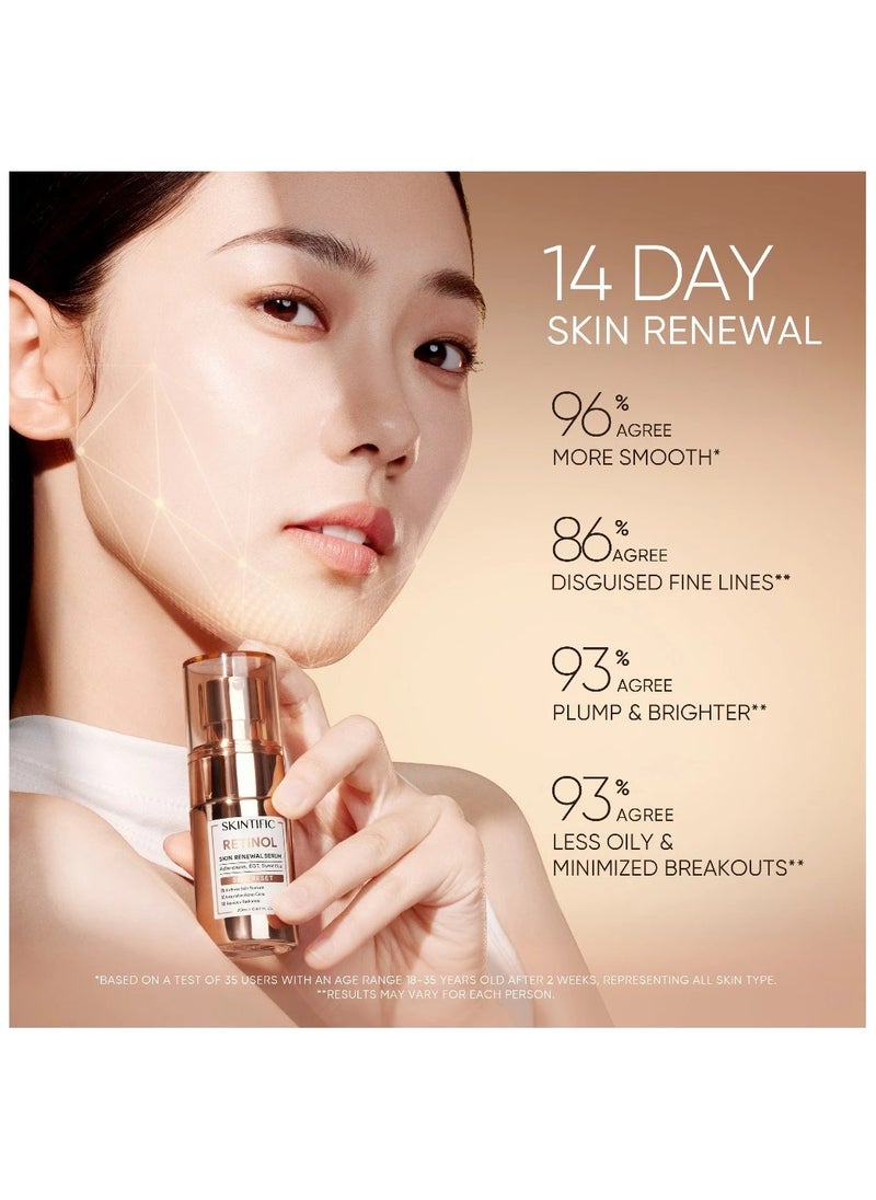 Retinol Skin Renewal Serum Face Brightening Firming Anti-Aging Serum Skincare Retinol Serum 20ml