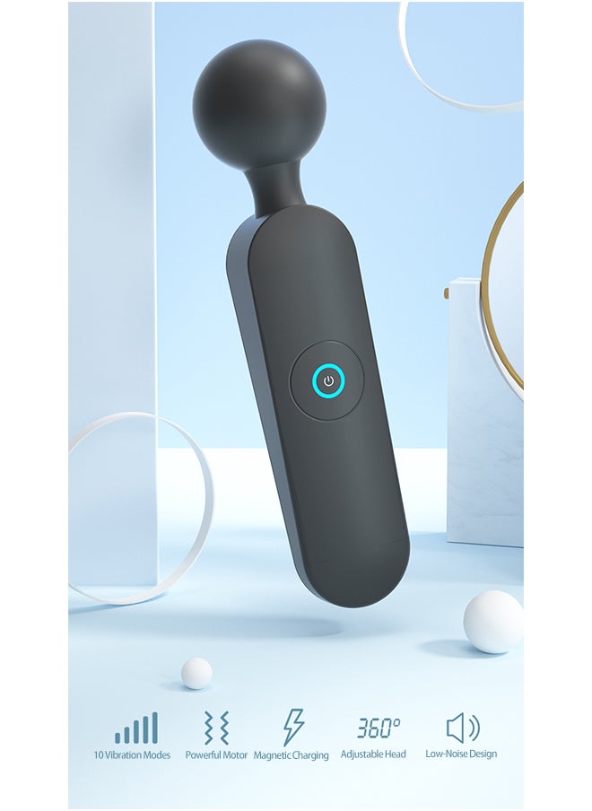 Powerful Handheld Massager with USB Charging and Convenient Waterproof Design