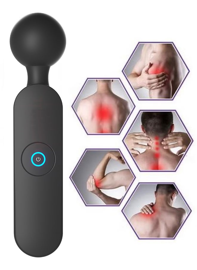 Powerful Handheld Massager with USB Charging and Convenient Waterproof Design