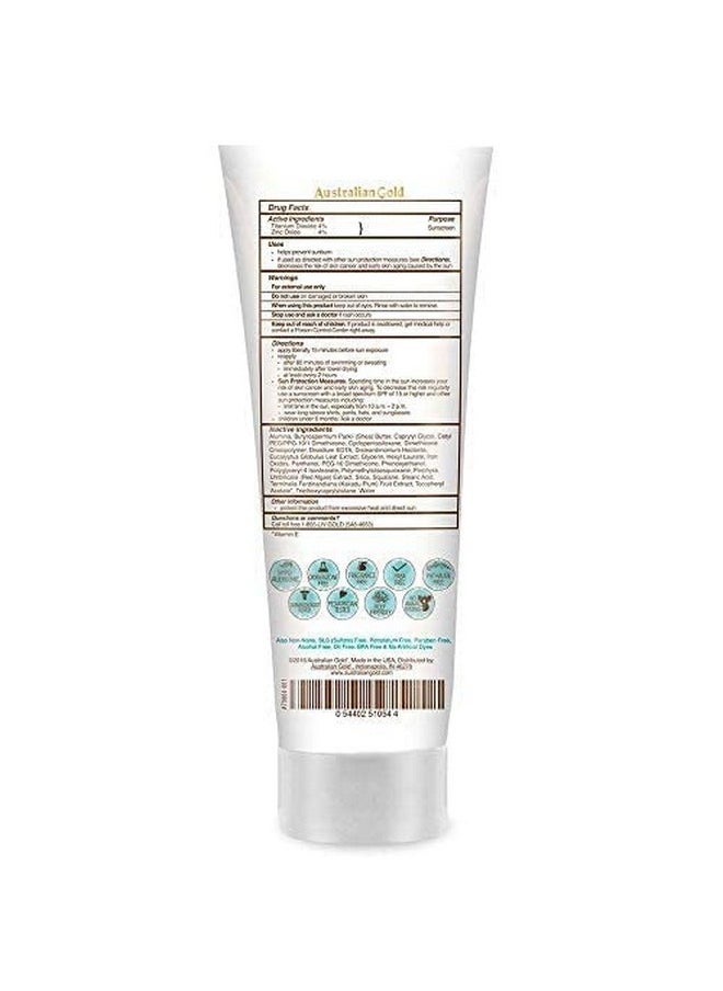 Botanical Sunscreen Tinted Face Mineral Lotion Spf 50, 3 Ounce ; Broad Spectrum ; Water Resistant