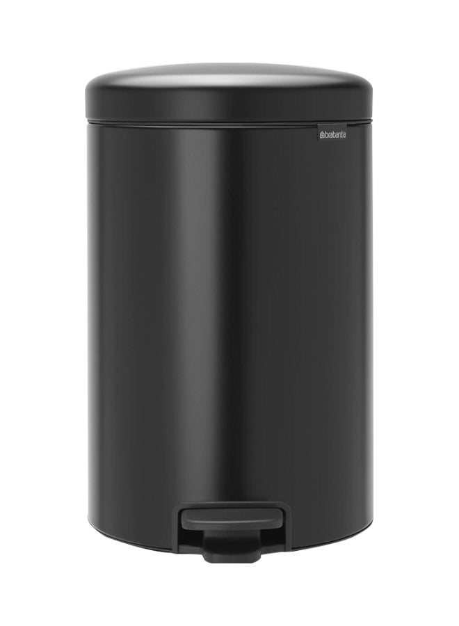 Newicon Pedal Bin Matt Black 38x46.7x29cm