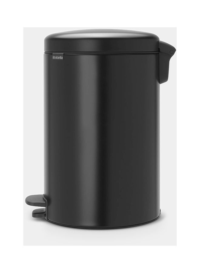 Newicon Pedal Bin Matt Black 38x46.7x29cm