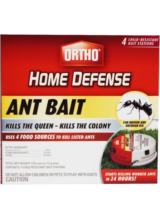 Home Defense 4PK Metal Outdoor/Indoor Bait Stations