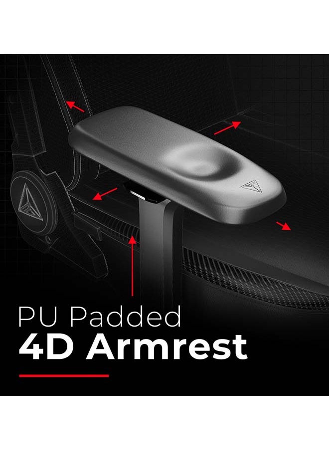 Apex Series - Apex Signature Edition Gaming/Office Chair | 4D Armrest | Inbuilt Lumbar Support | Supreme PU Leather, Ergonomic, Recline And Tilt With 5 Year Warranty